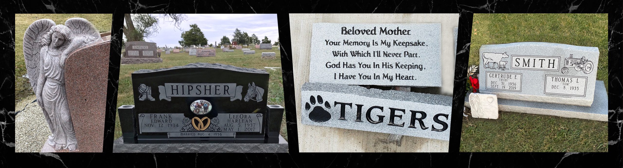 website slider with multiple monument images